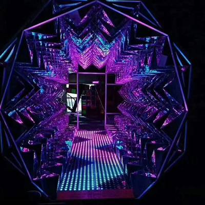 穿越夢(mèng)幻之境 萬(wàn)棵松浪漫鉆石隧道與時(shí)空隧道，假山定制締造藝術(shù)奇觀